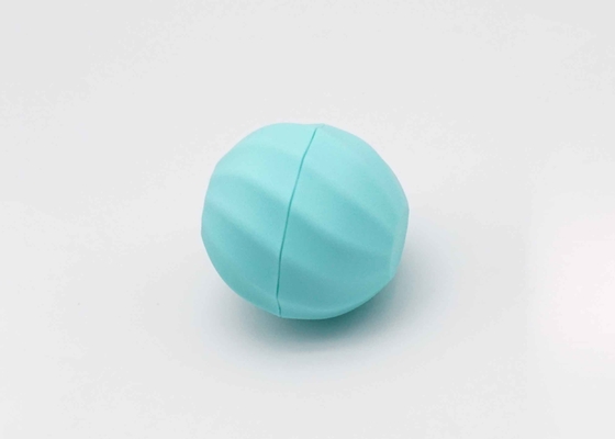 Tubo formado huevo plástico azul claro formado bola del protector labial del color del tubo del protector labial 7g