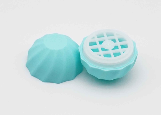 Tubo formado huevo plástico azul claro formado bola del protector labial del color del tubo del protector labial 7g