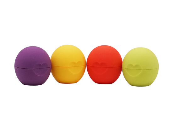 Paquete cosmético vacío plástico del tubo del tubo 7g del envase del protector labial de la forma del huevo