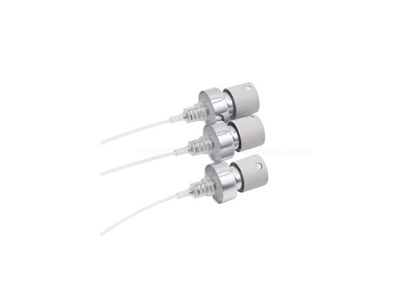 Cosmético blanco del color Fea18 de la encrespadura de perfume del espray de la bomba del derramamiento de aluminio no