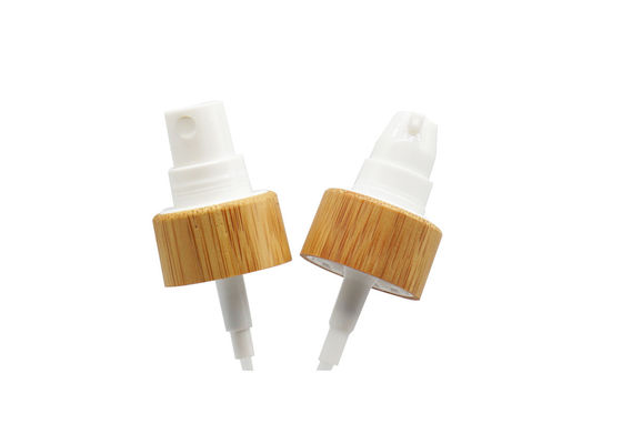 Rociador fino plástico de la niebla del tornillo 20m m con el cuello de bambú para las botellas