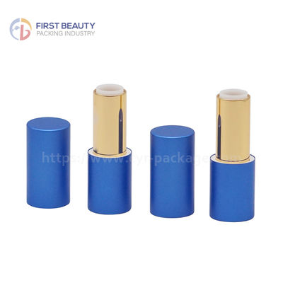 3.8g Ronda clara vacía tubo de lápiz labial recipiente de tubo de lápiz labial maquillaje cosmético modelo de muestra