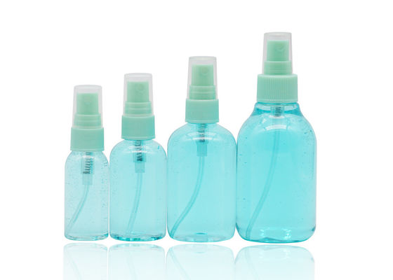 las botellas cosméticas del animal doméstico de 15ml 30ml 60ml 100ml vacian las botellas recargables del espray del plástico transparente