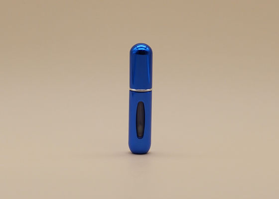 El espray plástico recargable del azul real embotella 5ml para el embalaje cosmético líquido