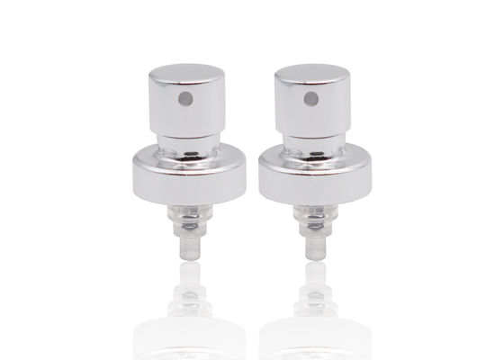 18 / Bomba de plata de aluminio del espray de la encrespadura de la bomba del perfume de 400 cosméticos con el cuello