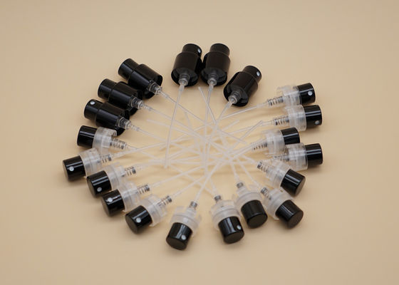 Bomba de aluminio del espray de la botella de perfume, dosificación plástica de la bomba 0.075ml del espray