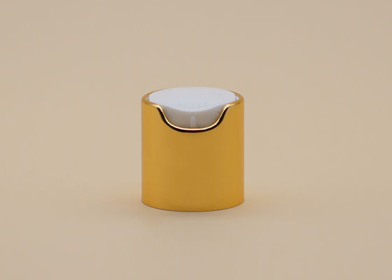 24 / El plástico blanco del casquillo de la prensa del casquillo del top del disco del aluminio 410 dentro de la cerradura fácil y se abre