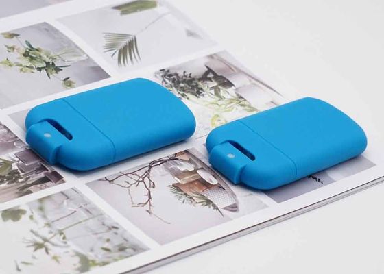 Color azul hermoso plástico de Mini Perfume Spray Bottle 25ml del atomizador del perfume